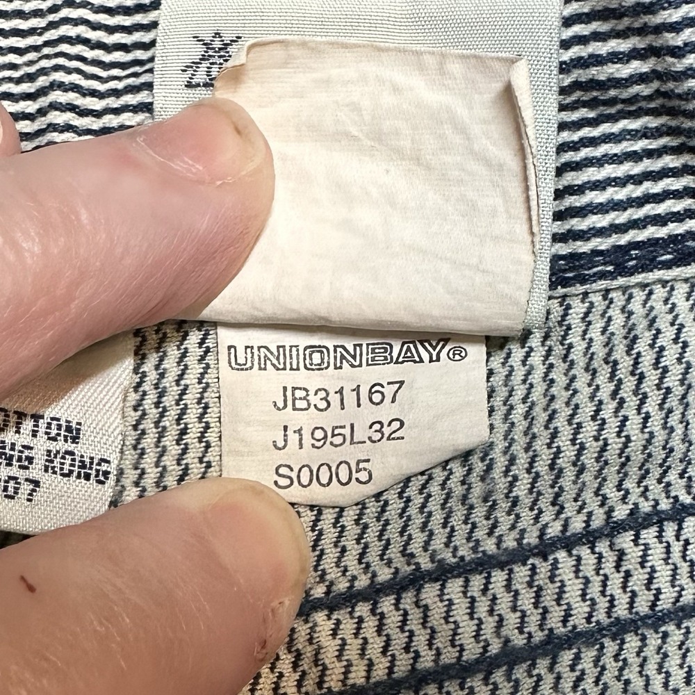 Vintage Unionbay‎ Womens Size 13 Hickory Railroad Stripe Mini Skirt Y2K - Picture 7 of 7